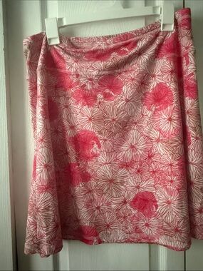Chlorophylle Pink Floral A-Line Skirt size G/L